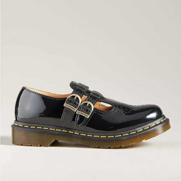 Authentic Dr. Marten's 8065 BLACK PATENT LEATHER MARY JANE SHOES. - Picture 2 of 13